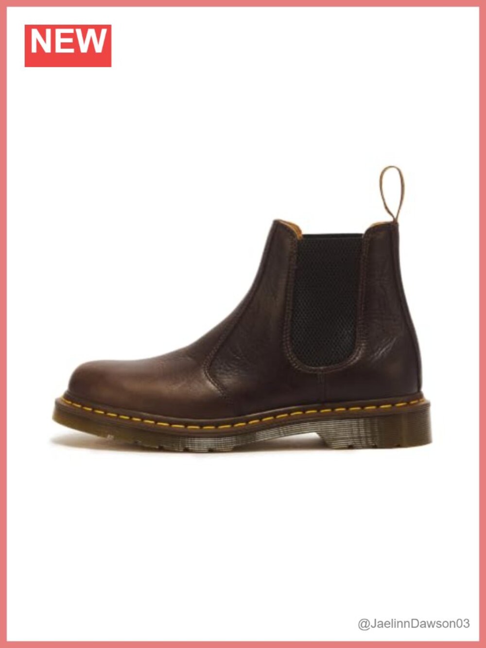 Dr. Martens 2976 Chelsea Boot Leather Ankle Boot Goodyear Welted